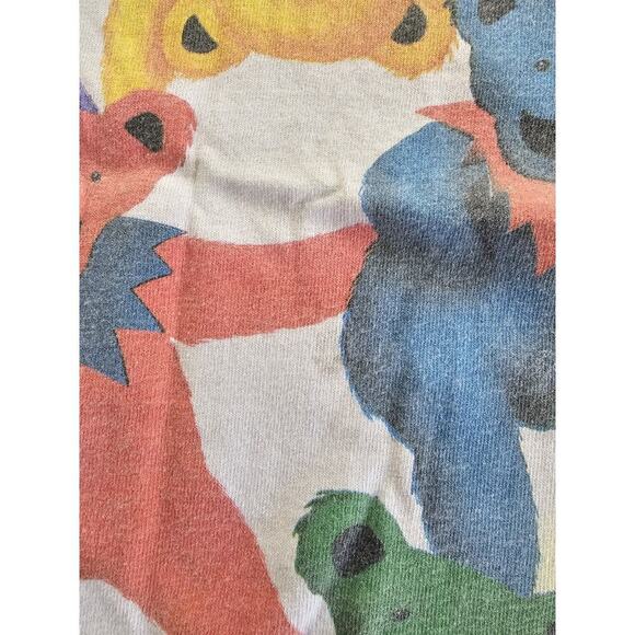 Vintage 90s Grateful Dead Tie Dye Dancing Bears Single Stitch T-Shirt XL USA - Picture 2 of 13
